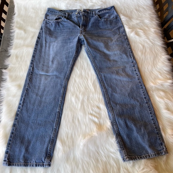 Levi’s 559 Relaxed Straight Distressed Denim Jeans 34 x 30 - Picture 4 of 13